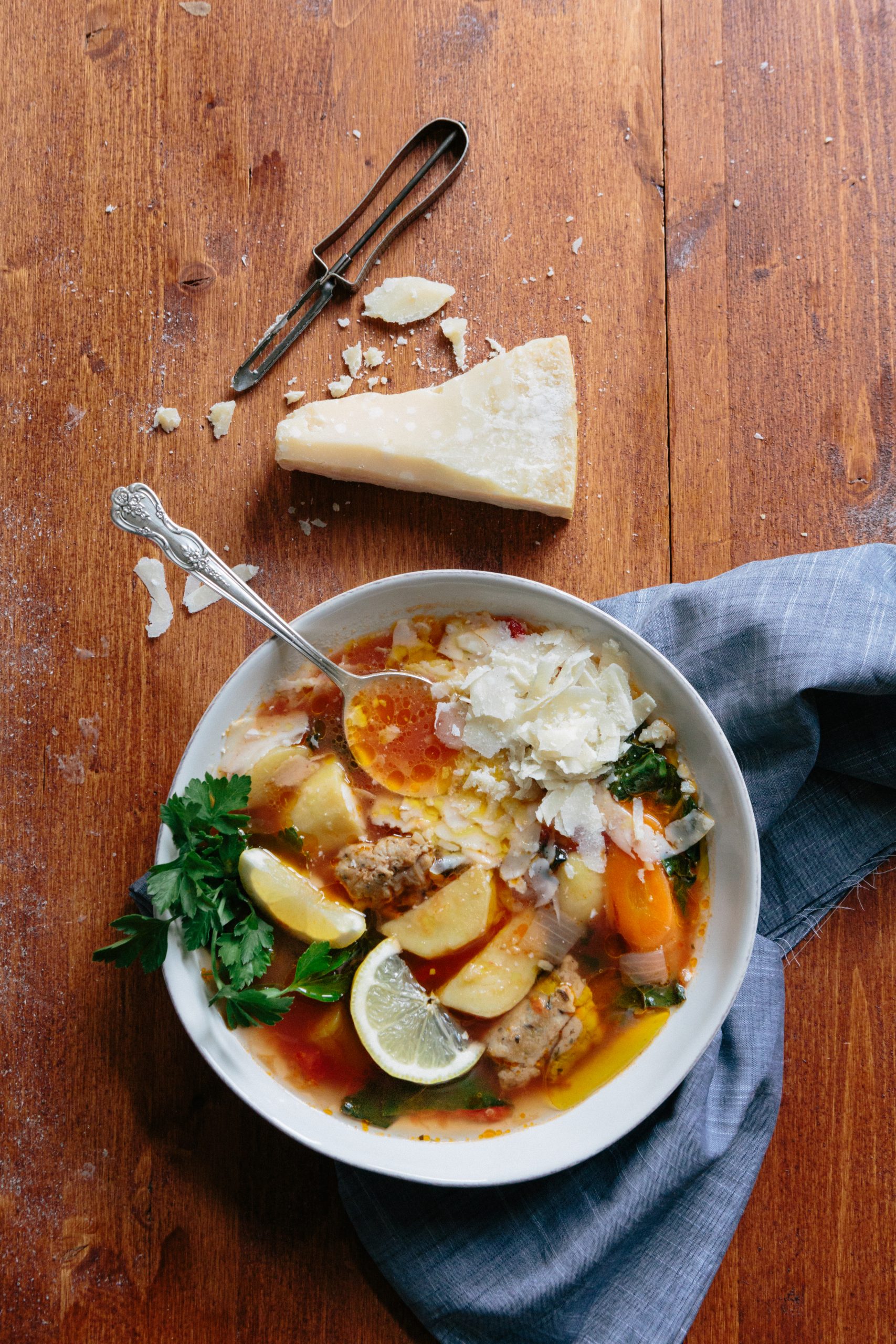 chicken sausage sweet potato stew