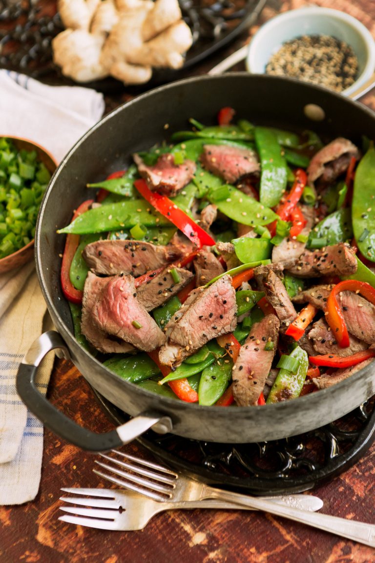 Easy Ginger Beef Stir Fry for WA beef