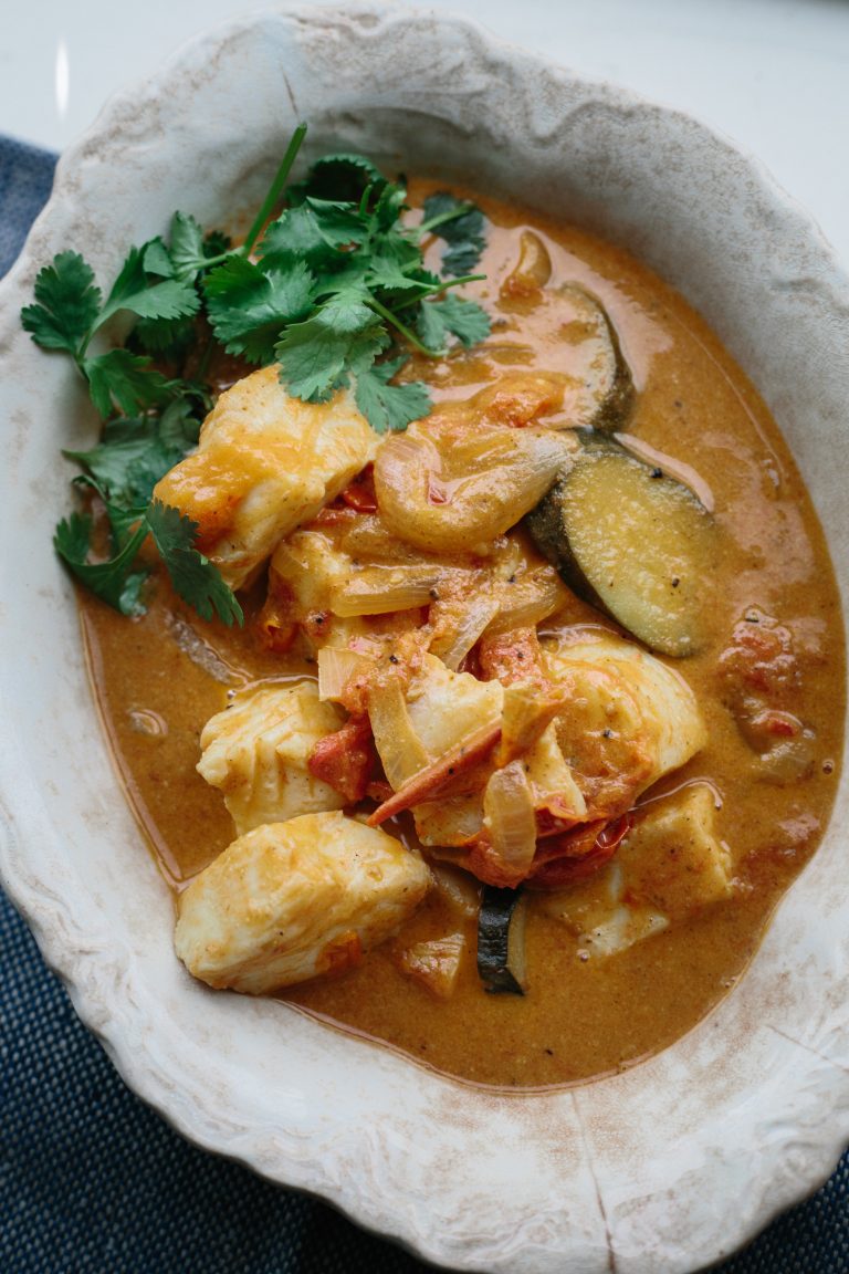 Curried Halibut