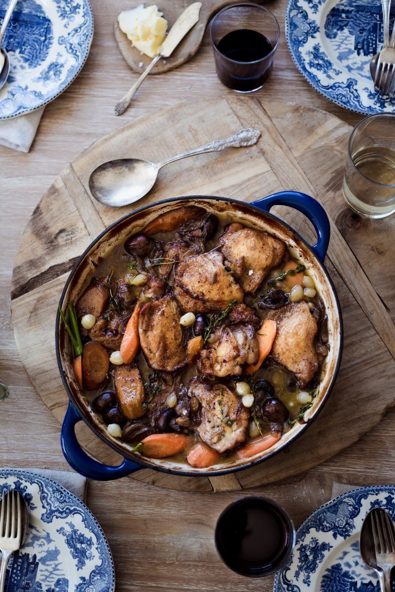 Coq au Vin Meal with Edible Seattle