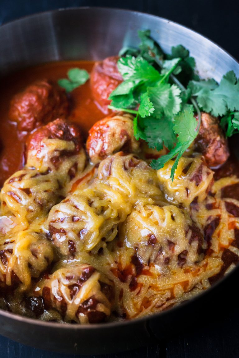 Enchilada Albondigas (Meatballs)