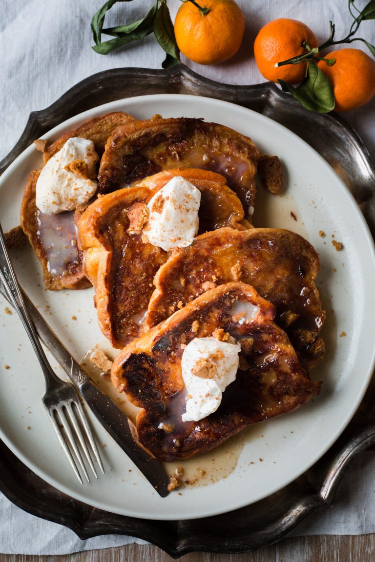 Gingerbread Custard Brioche French Toast