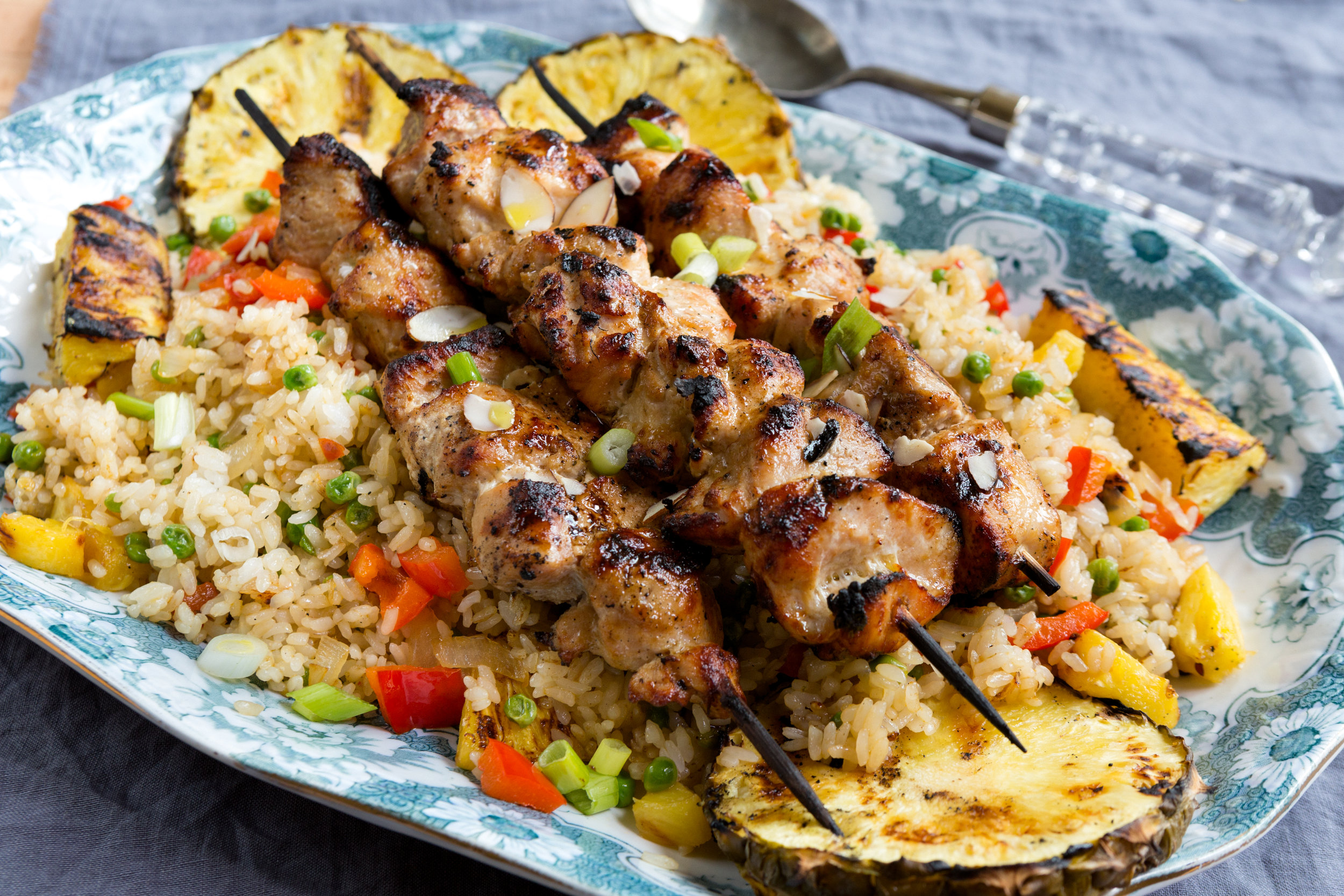 Fred Meyer Turkey Kabobs and Pineapple Fried Rice-7.jpg