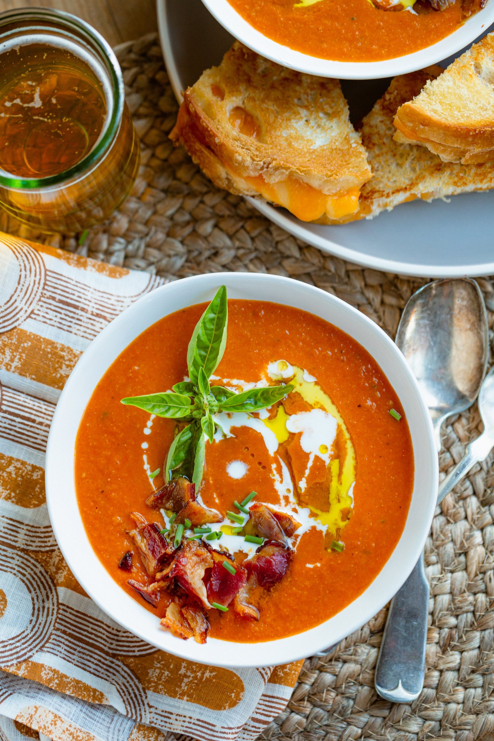 pumpkin & tomato soup