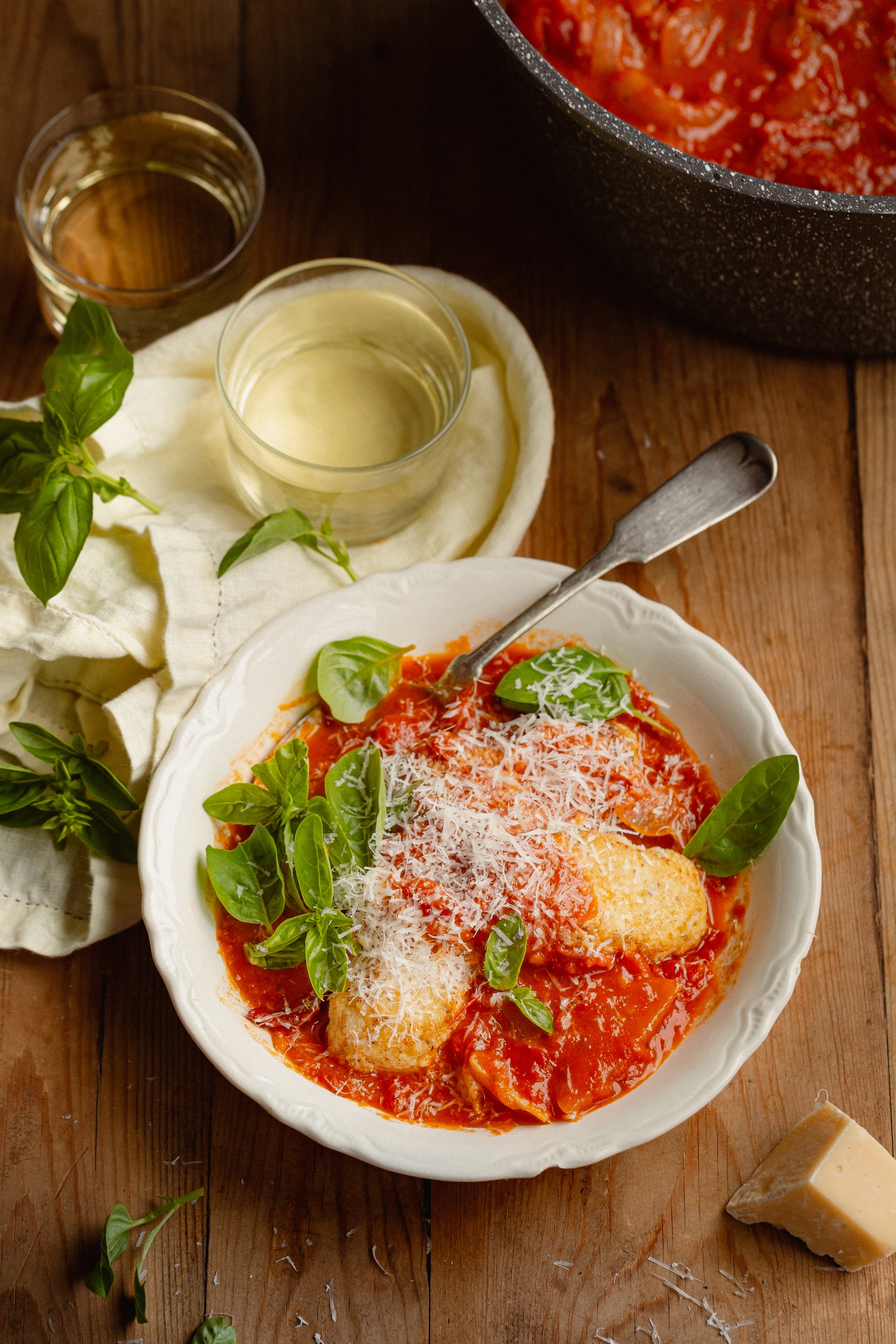 Bowl of gnudi.