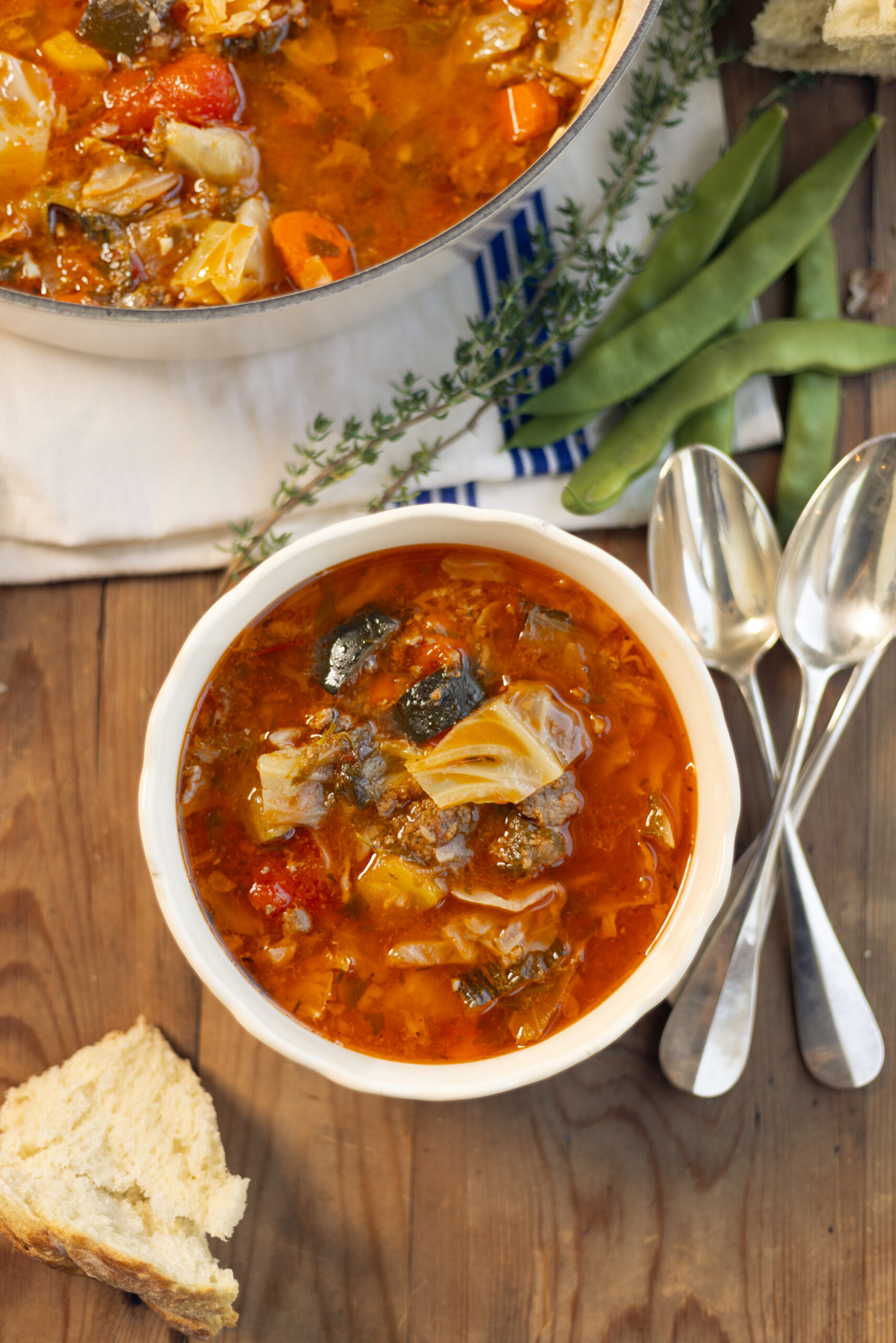 Fall Harvest Cabbage Soup